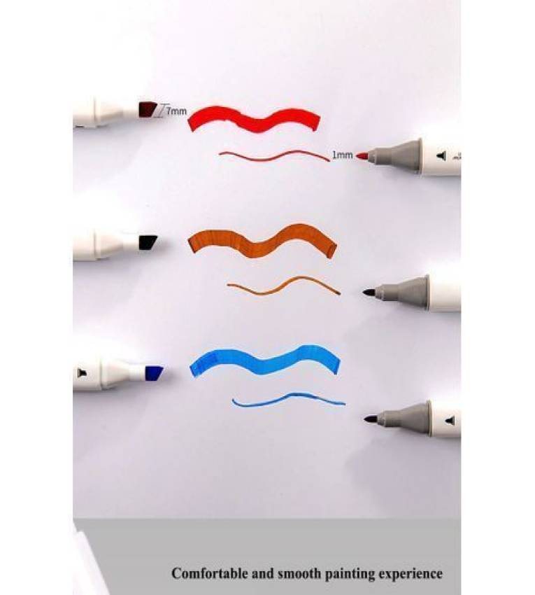 Marqueurs Touch Marker Couleurs vibrantes et séchage rapide pour un dessin et design professionnels